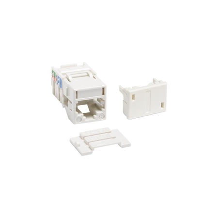 Commscope 1-PORT MOD JACK 110 8W8P UTP, T568A/B CAT5E POWERSUM, 108232745 WHITE MPS100E-262